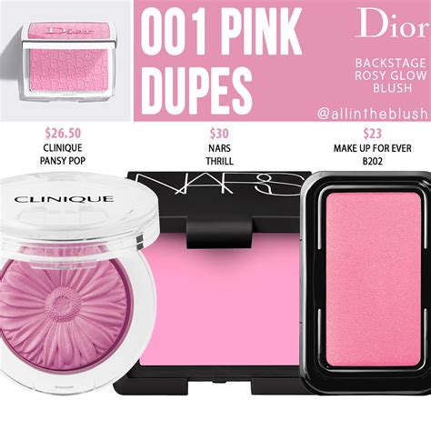 dior 001 pink blush dupe|dior backstage pink blush.